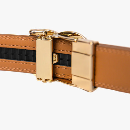 Marrón/Hebilla Dorada